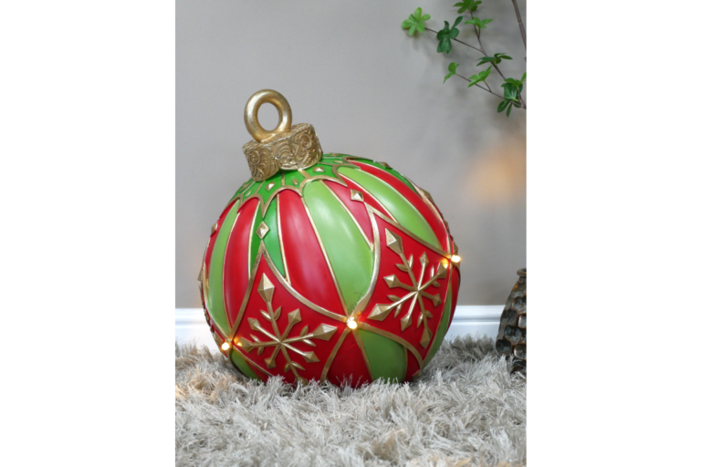 Giant Light-up Christmas Bauble
