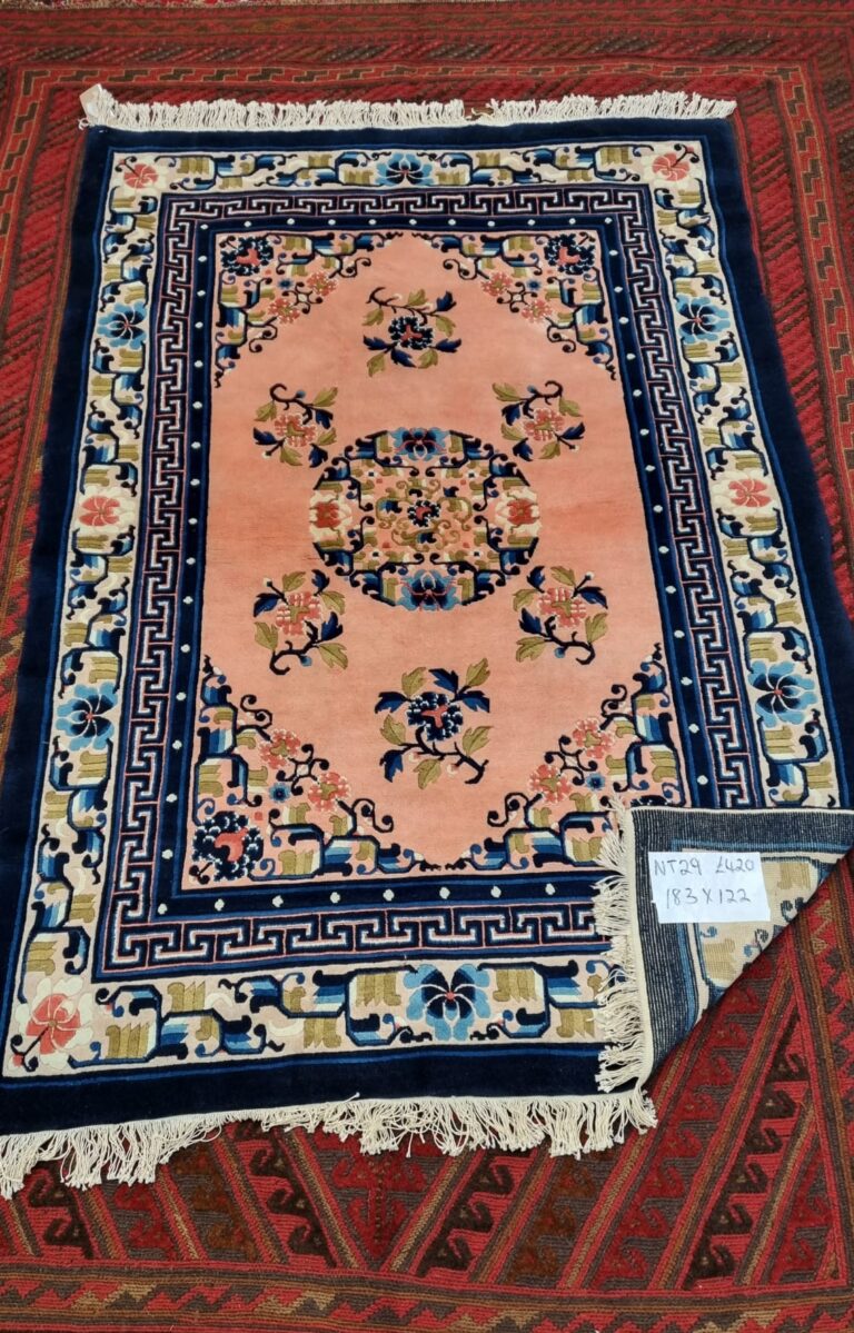 NT29 Antique Washed Chinese Peking Design Rug