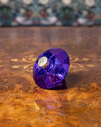 Diamond Bauble – Purple 12cm