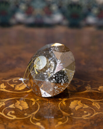 Diamond Bauble – Gold 12cm