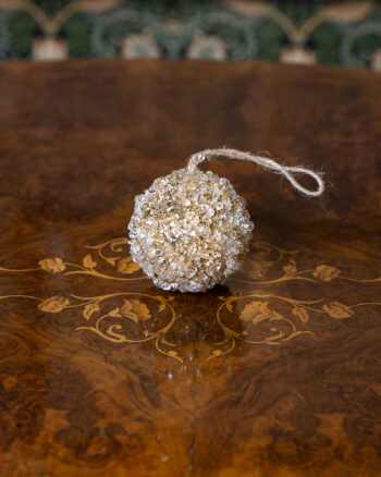 Decorative Crystal Tree Bauble – Champagne