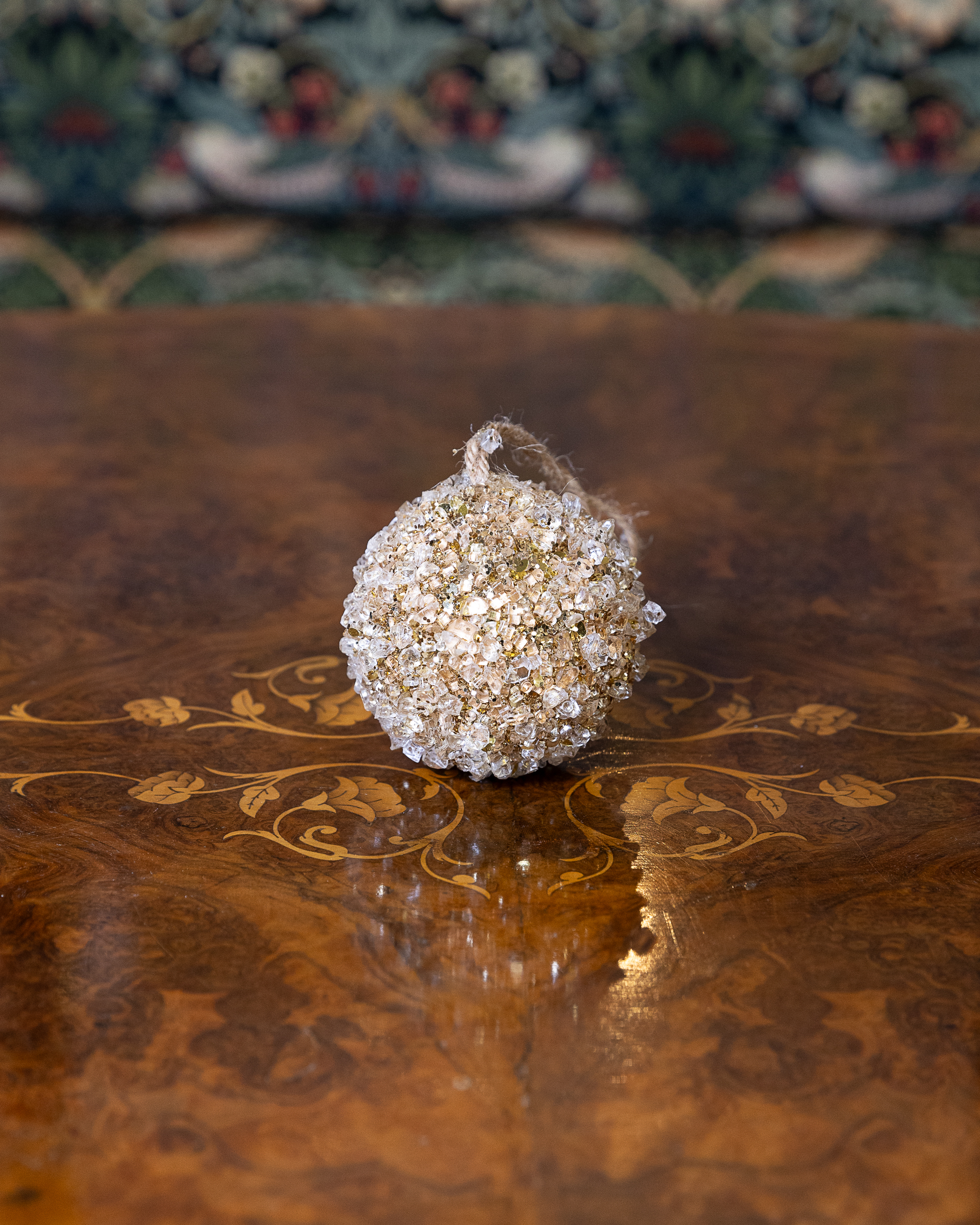 Decorative Crystal Tree Bauble – Champagne