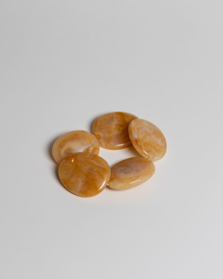 JL095 Swirling Brown Bead Bracelet