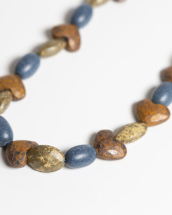 JL066 Stone-effect Bead Necklace