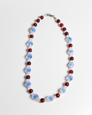 JL114 Vintage Glass Bead Necklace