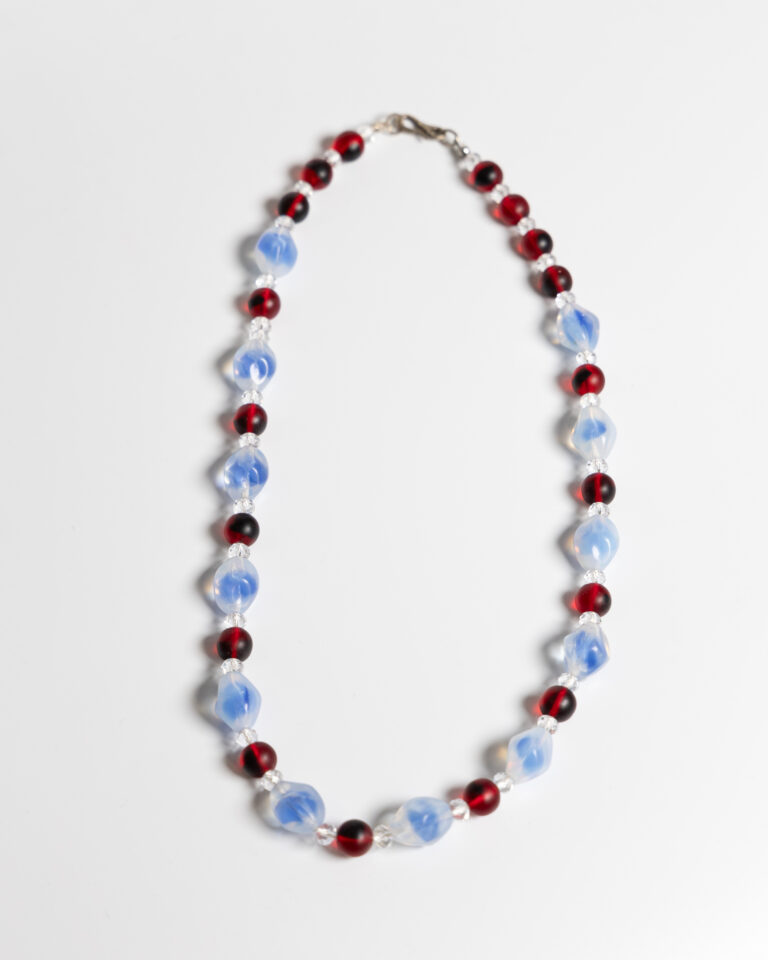 JL114 Vintage Glass Bead Necklace
