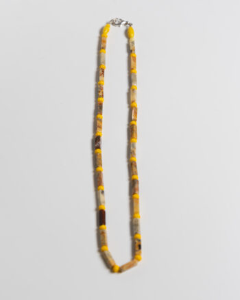 JL106 Vintage Stone Bead Necklace