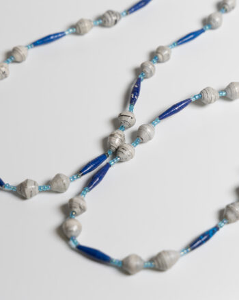JL067 Recycled Paper Bead Necklace
