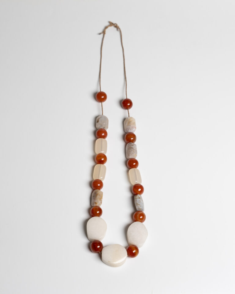 JL113 Vintage Stone Bead Necklace