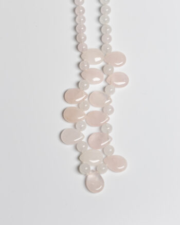 JL115 Vintage Stone Bead Necklace