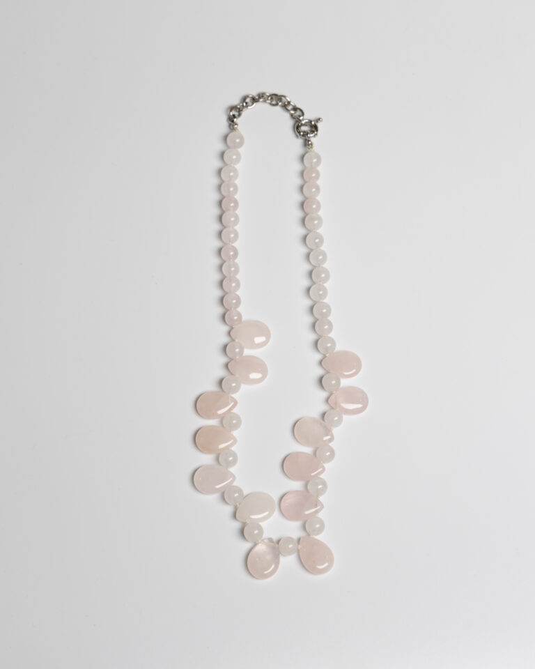 JL115 Vintage Stone Bead Necklace