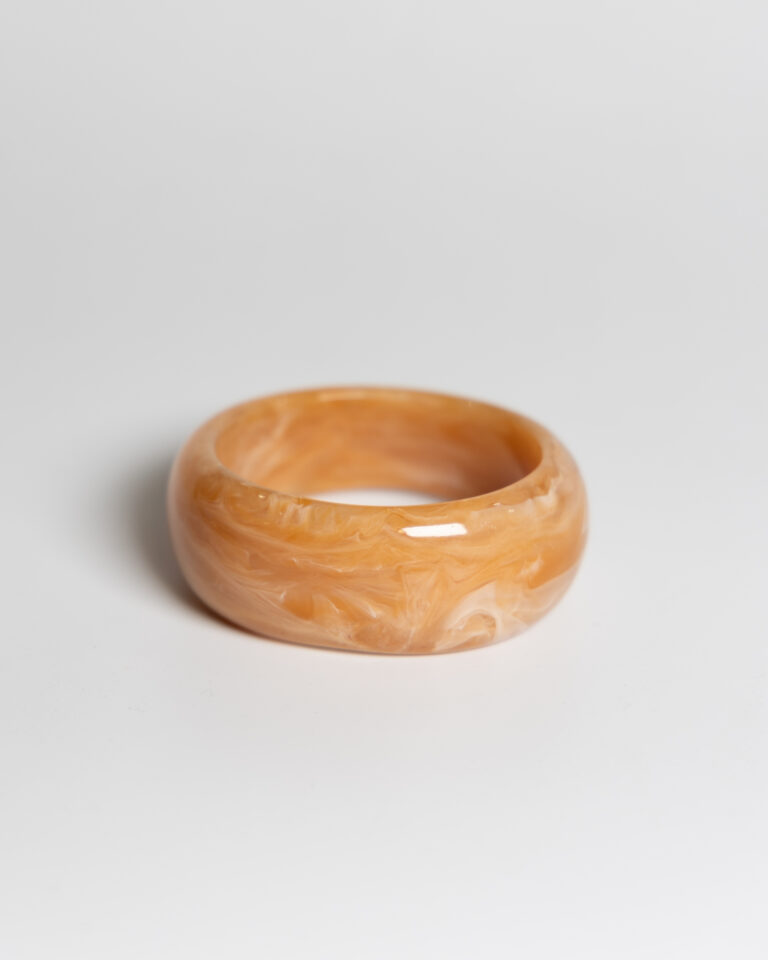 JL002 Vintage Marbled Lucite Bangle