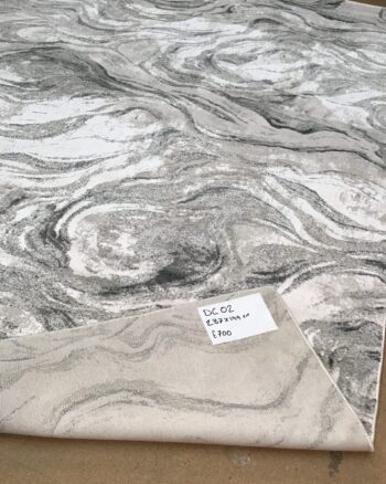 DC02 Iranian Swirling Marble Design Rug