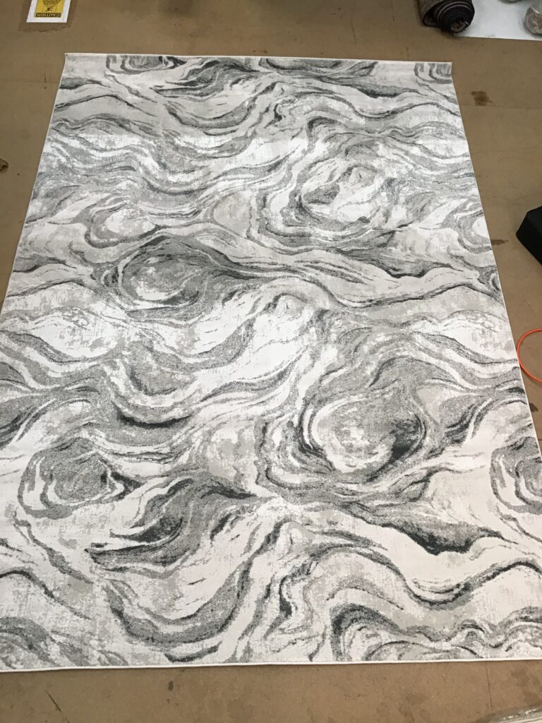 DC02 Iranian Swirling Marble Design Rug
