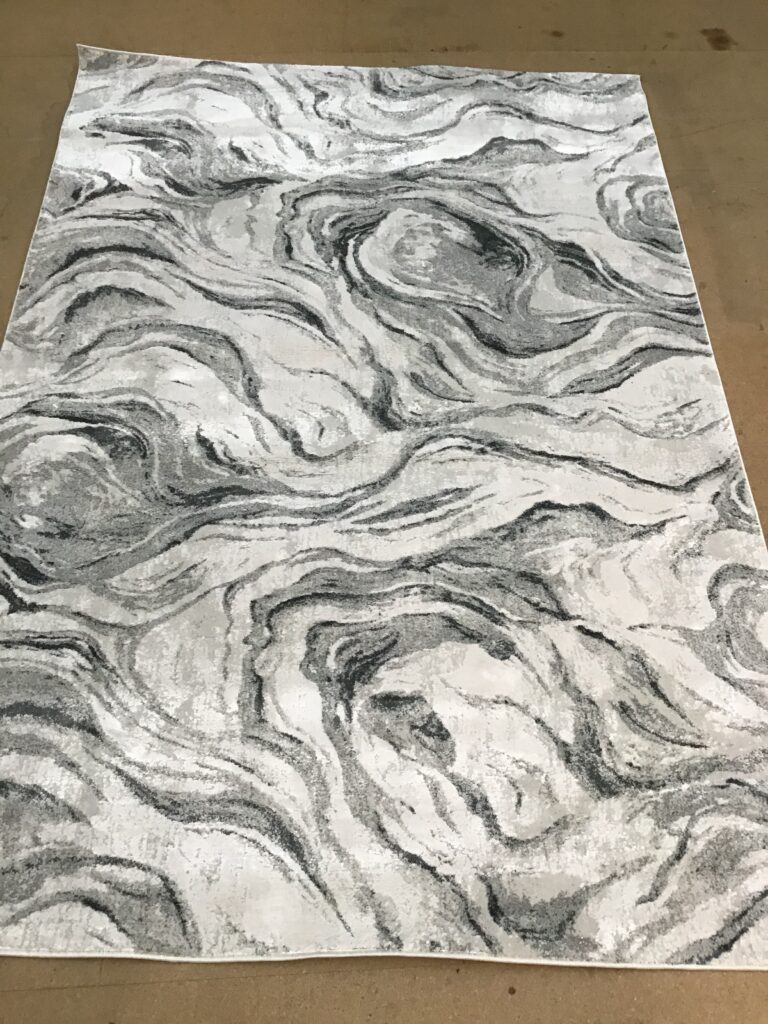 DC10 Iranian Swirling Marble Design Rug