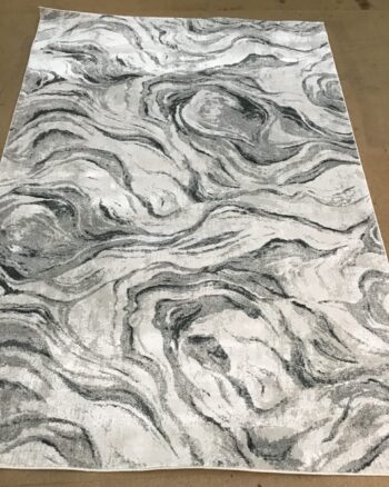 DC10 Iranian Swirling Marble Design Rug