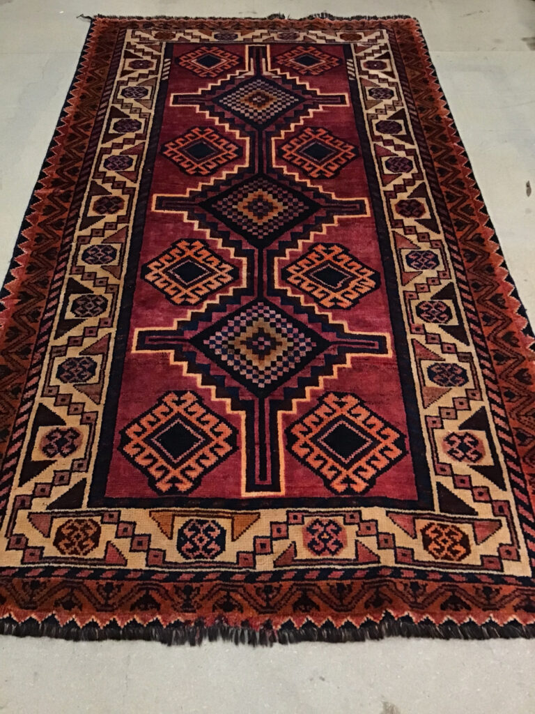 DC25 Persian Kashkari Tribal Rug