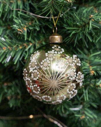 Alternative view of Sage Lace Bauble Gold/Ivory