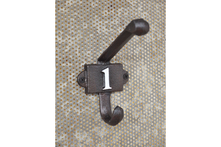 Cast Iron Number 1 Coat Hook