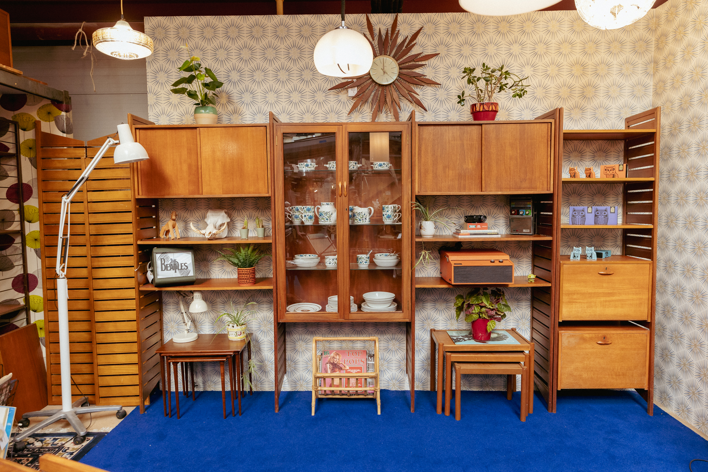 Mid Century Three Unit Ladderax Storage System