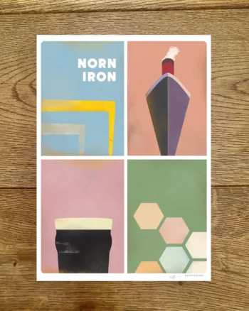 PaddyDraws A3 Print – Northern Ireland Tourism