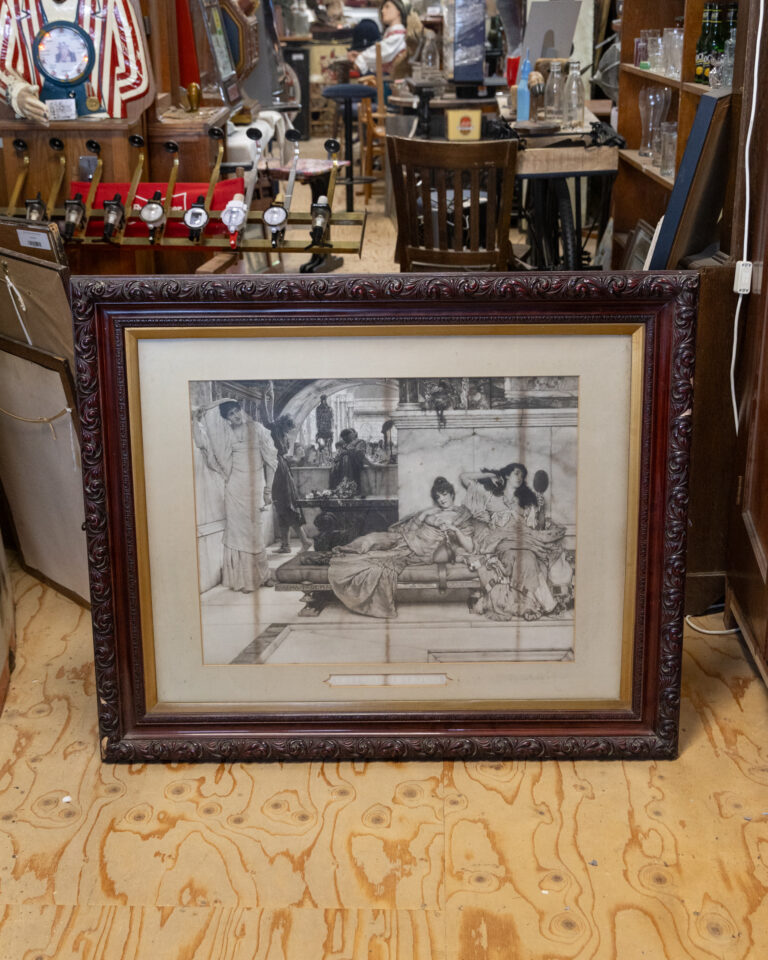 AW041 At the Shrine of Venus Framed Print