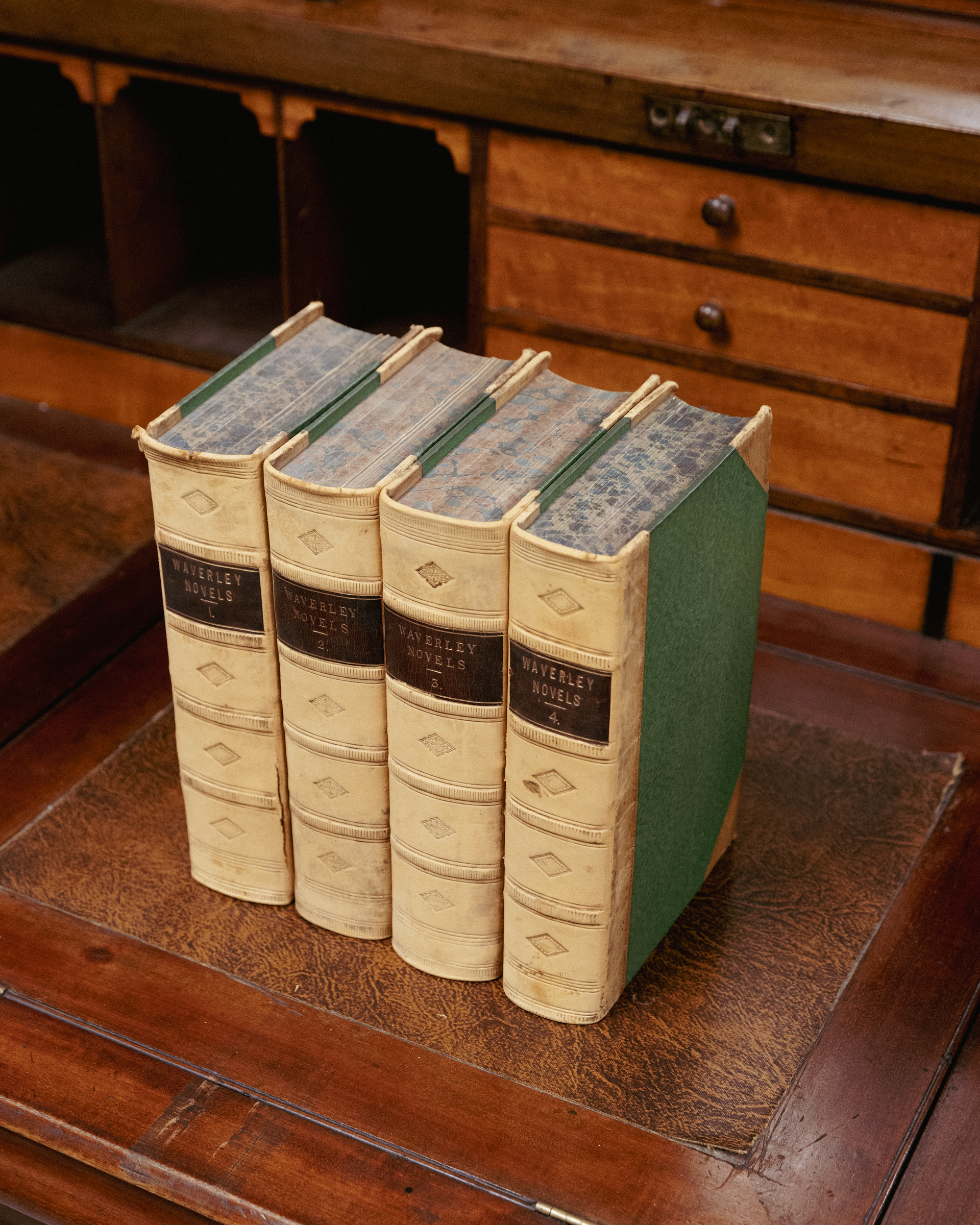 4 Volume Set of The Waverley Novels by Sir Walter Scott