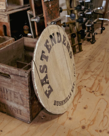 Bushmills Eastenders Wooden Sign [w819]