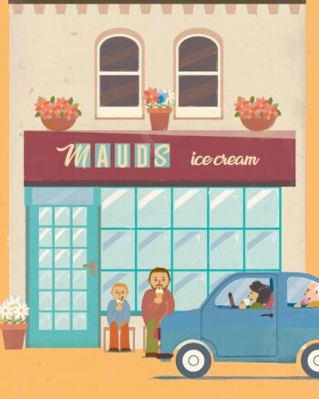 PaddyDraws A4 Print – Maud’s, Bangor