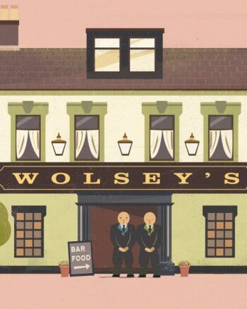 PaddyDraws A4 Print – Wolsey’s Pub