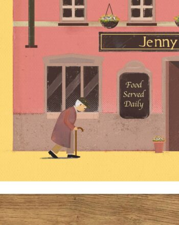 PaddyDraws A4 Print – Jenny Watts Pub
