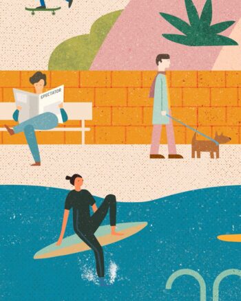 PaddyDraws A3 Print – Bangor