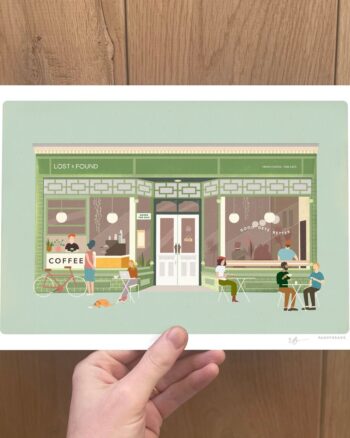 PaddyDraws A4 Print – Lost and Found, Coleraine