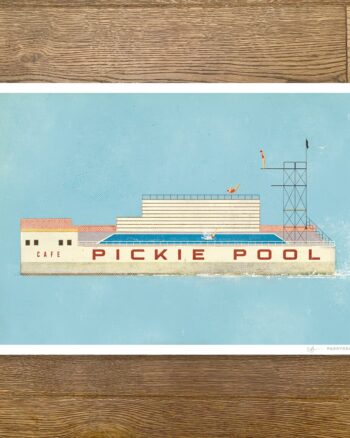 PaddyDraws A3 Print – Pickie Pool