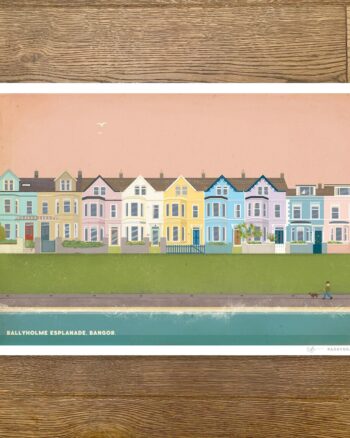 PaddyDraws Print – Ballyholme Esplanade