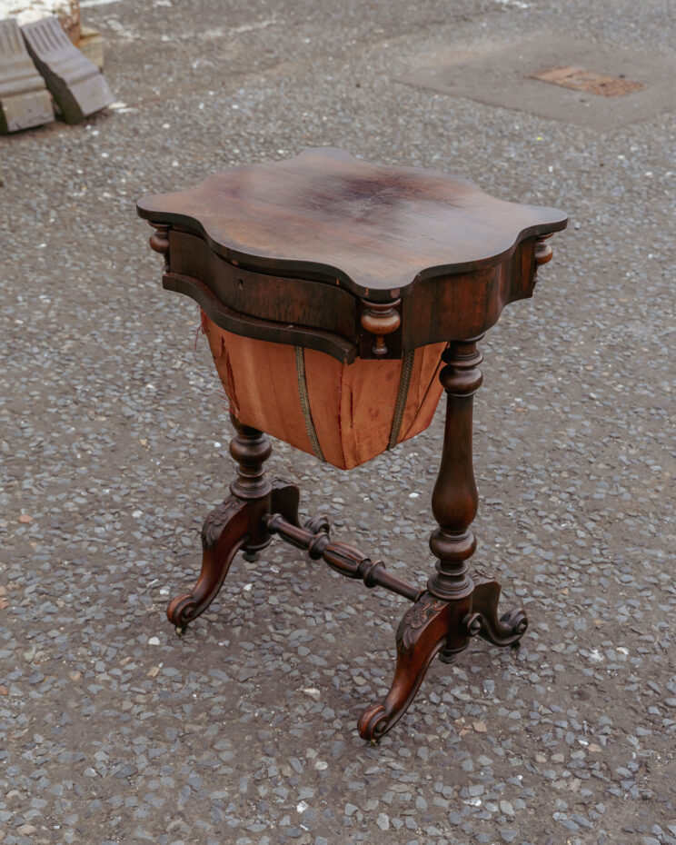 Georgian Rosewood Needlework Table