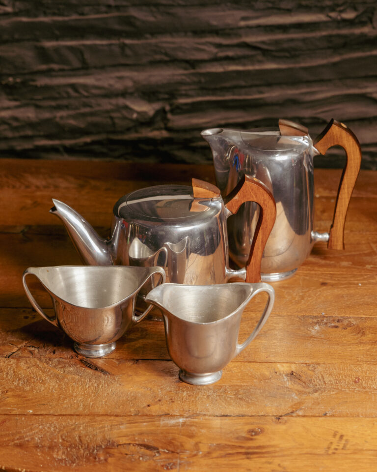 Piquotware Magnalium Tea Set