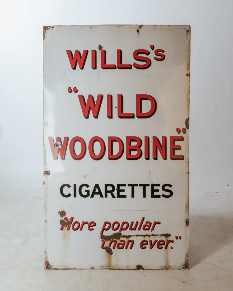 Wills's Wild Woodbine Enamel Sign [w897]