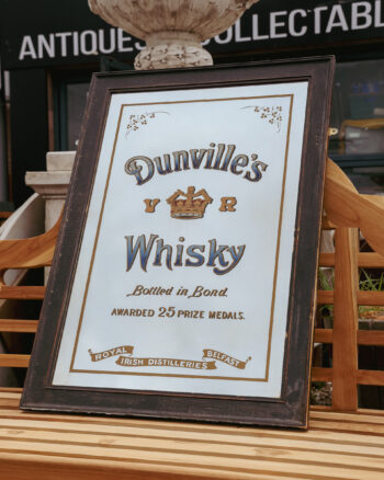 Dunville’s Irish Whiskey Mirror [w890]