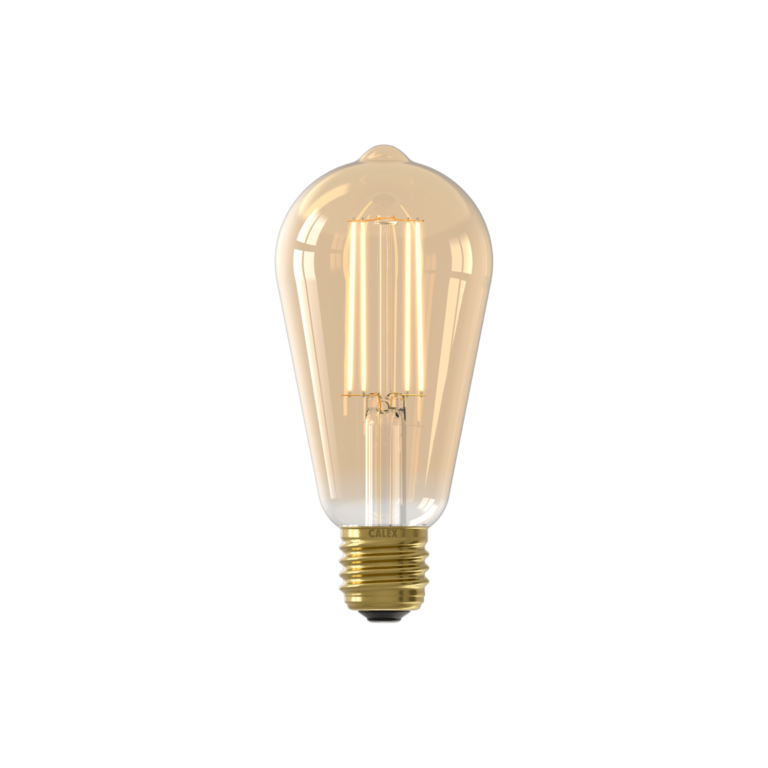 Calex Warm Filament LED ST64 Bulb E27 - Gold