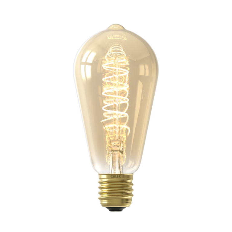 Calex Flex Filament LED Rustic Bulb ST64 - Gold