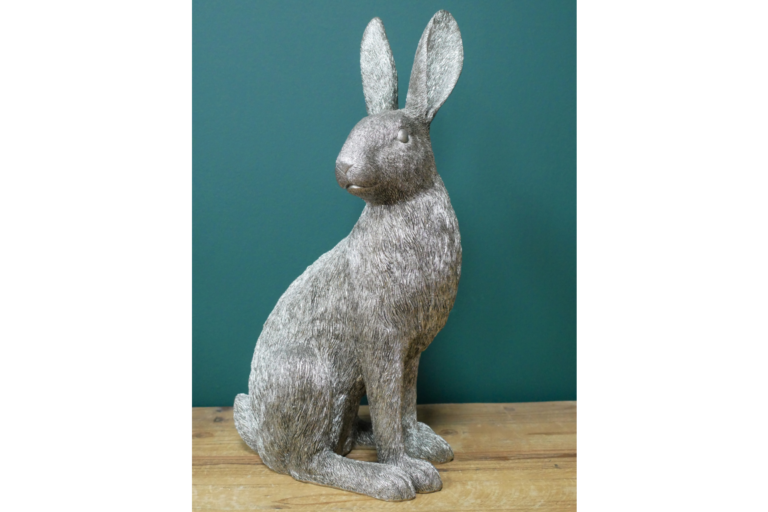 Silver Hare Statue [7626]