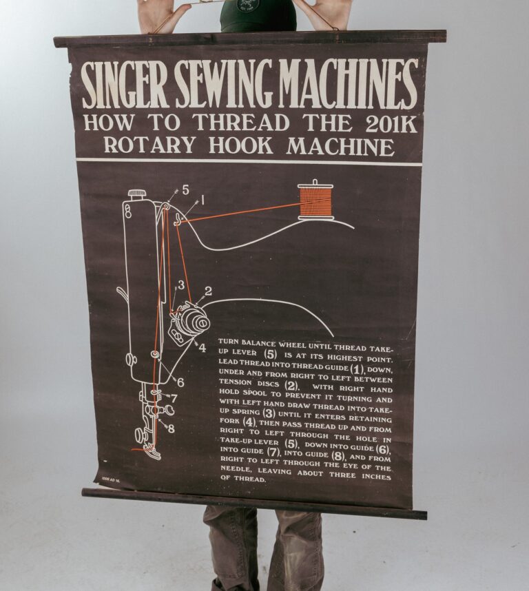 Singer Sewing Machine Threading Instruction Chart