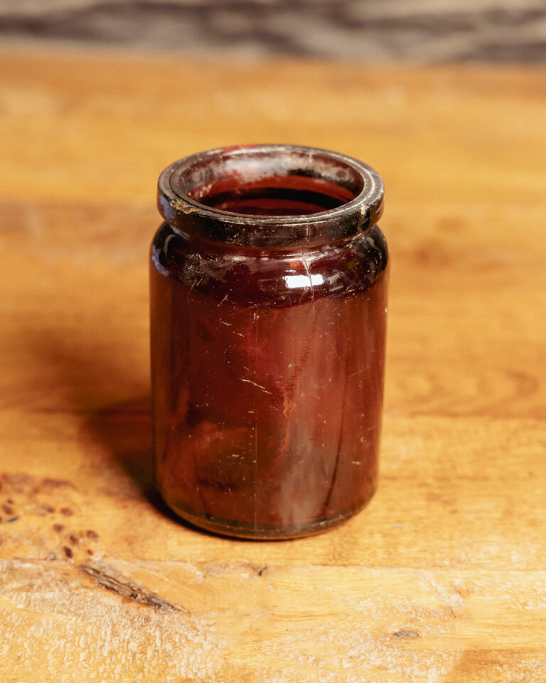 GB127 Brown Glass Jar