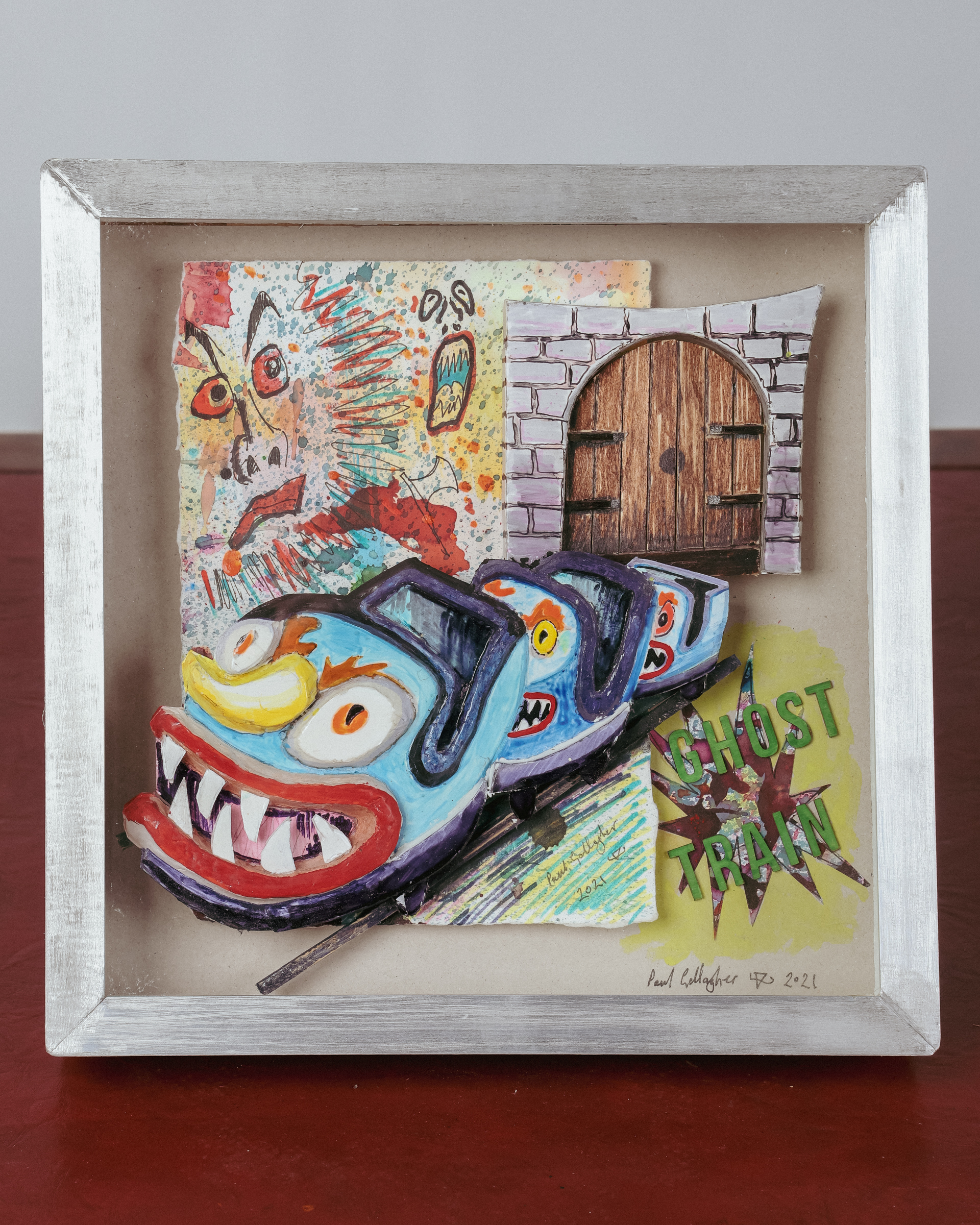 Ghost Train Carriages – Paul Gallagher Mixed Media