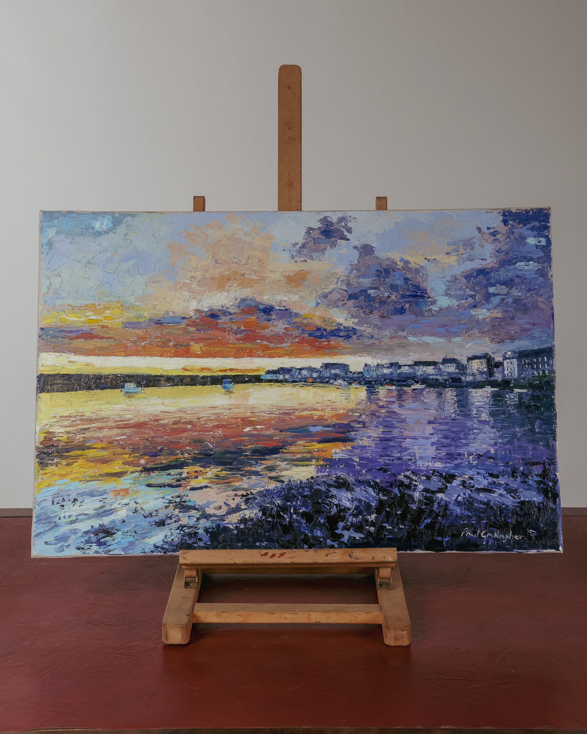 Portstewart Sunset – Paul Gallagher Painting