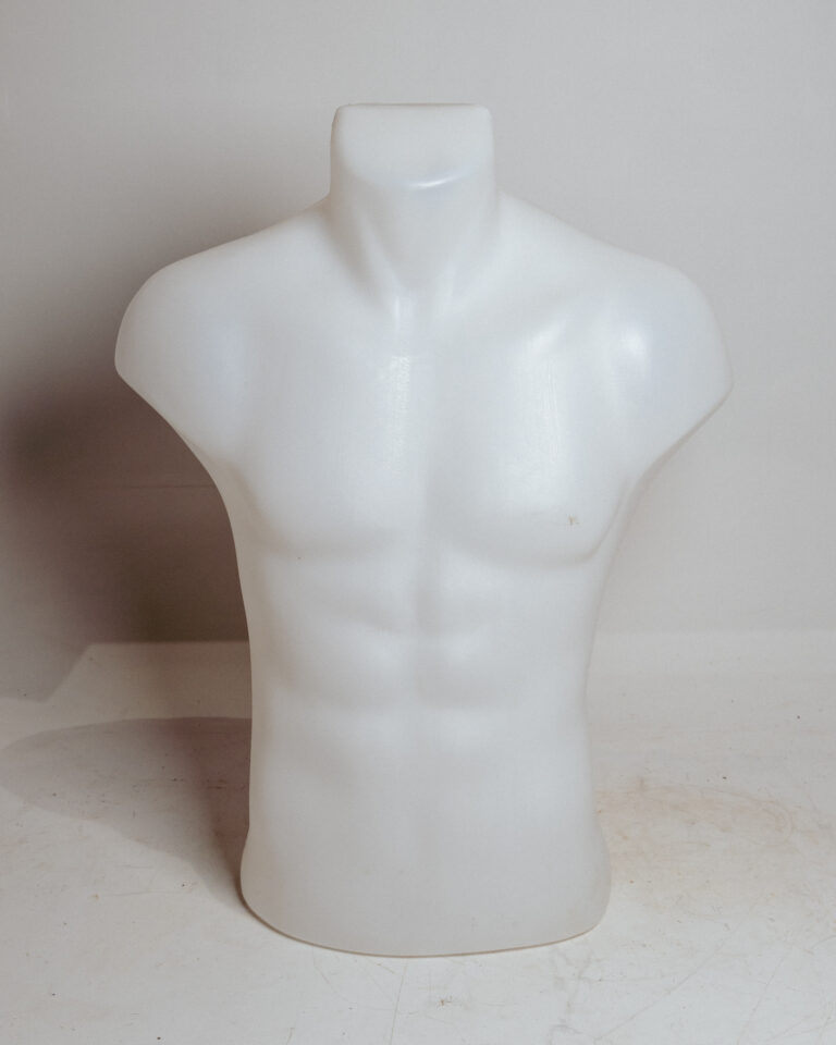 White Plastic Mannequin Torso