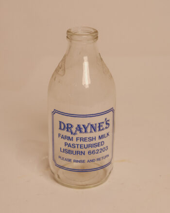 GB213 Drayne’s Lisburn Milk Bottle