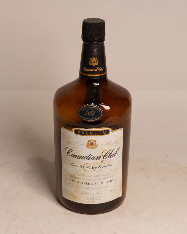 GB267 Large Canadian Club Whisky Bottle