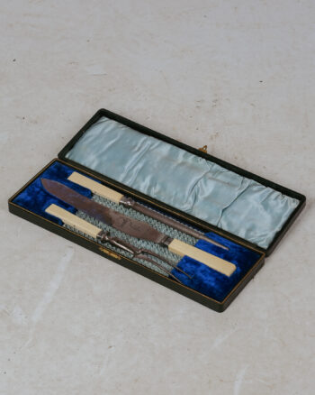 1898 Bone-handled Carving Set